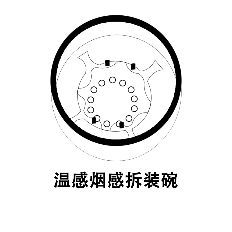 多機能煙温感知分解・組立品、消防保守煙探知機分解工具、高所作業不要の交換・取り外しロッド|undefined