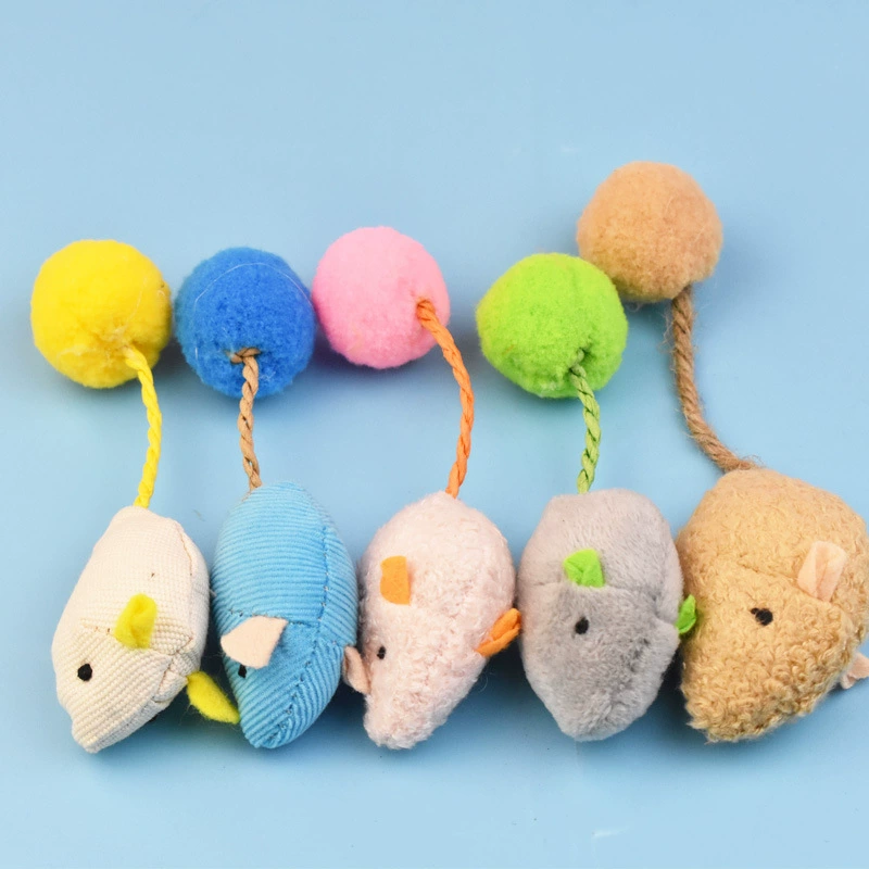 Комбинация компьютерная мышь Ball Ball Mouse имитация Мабу мышь игрушка для кошек, игрушка для кошек, плюшевая мышь