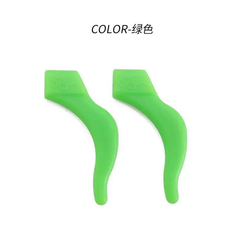 Silicone Non-Slip Ear Hooks for Glasses, Multi-Color Sport Lanyard Holders, Standard & Large