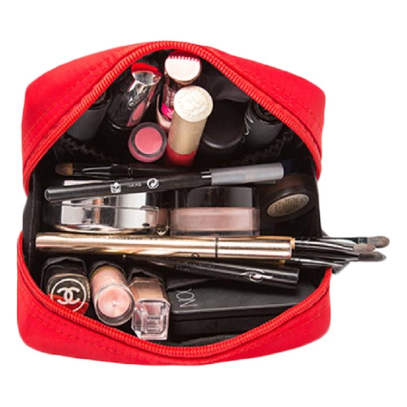 Bolsa de cosméticos de celebridades de Internet estilo ins bolsa de cosméticos de viaje portátil de tamaño pequeño para mujer bolsa de almacenamiento de cosméticos portátil simple