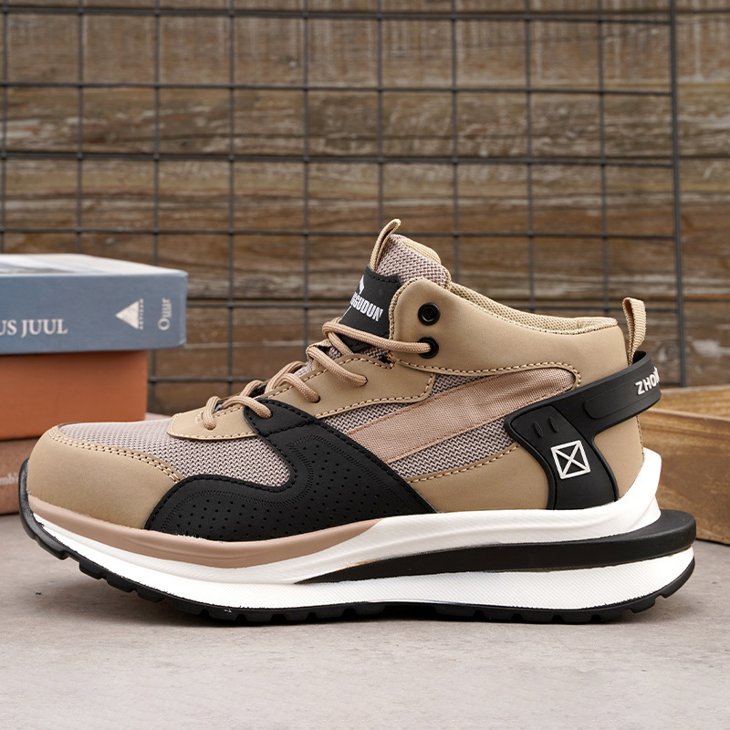 New wholesale steel-toe safety shoes, anti-puncture, anti-smash, wear-resistant work shoes, outdoor construction protective safety shoes