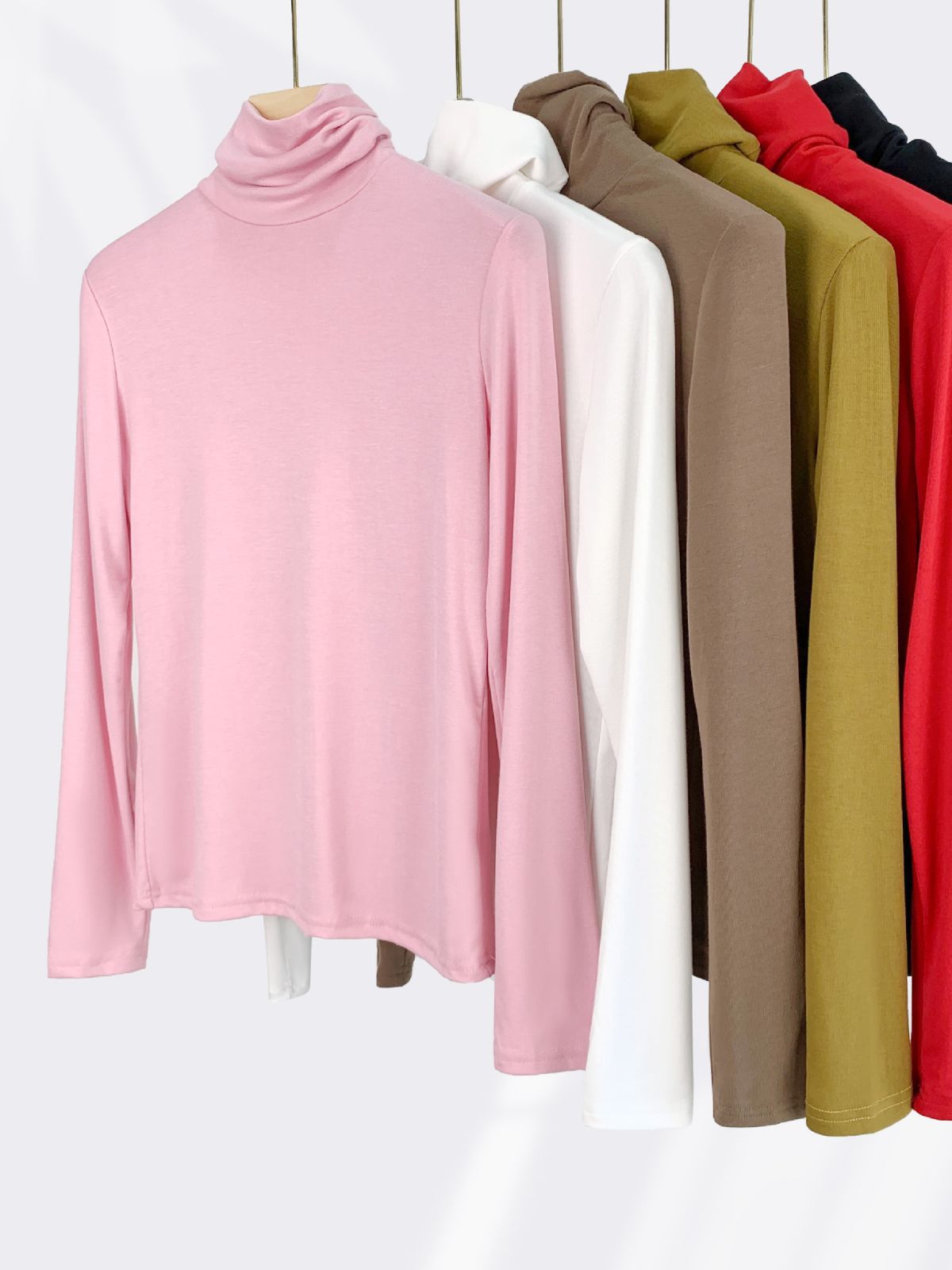 Soft base body-friendly spring solid color colored long-sleeve