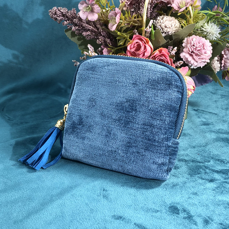 라이트블루(셔닐), 지퍼수납가방(PP가방)