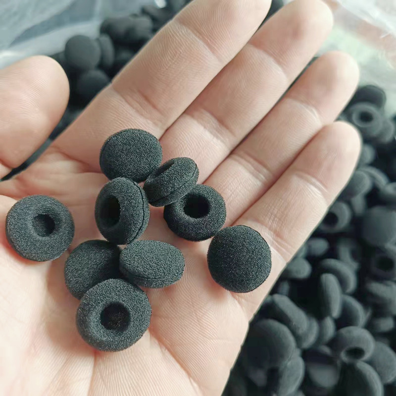 厂家批发海绵耳机棉套 耳塞耳机套缓冲防尘海绵管 18mm彩色小咪棉