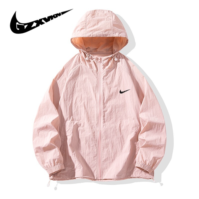 Men's 2024 Summer Thin Breathable Anti-UV Ice Silk Sunscreen Clothing Men's Couple's Trendy Sunscreen Coat Women