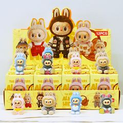 人気のフィギュアバブルマット植毛ラブブ人形ラブブブラインドボックス子供のおもちゃの屋台小物
