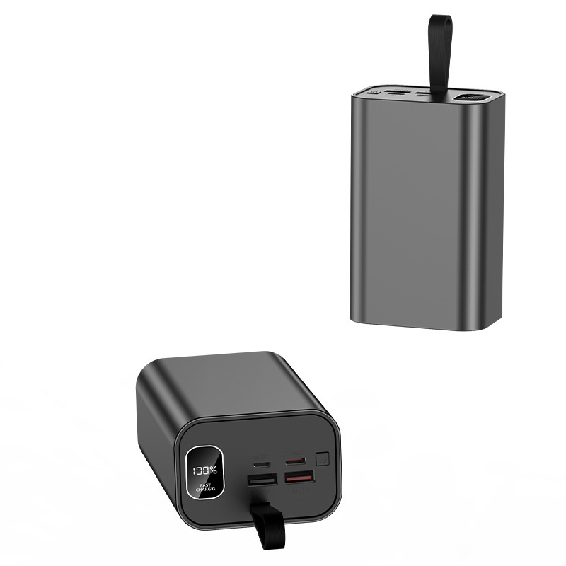 クロスボーダーアルミ合金モバイル充電大容量 30000 mAh パワーバンク超高速充電高輝度 LED キャンプライト|undefined