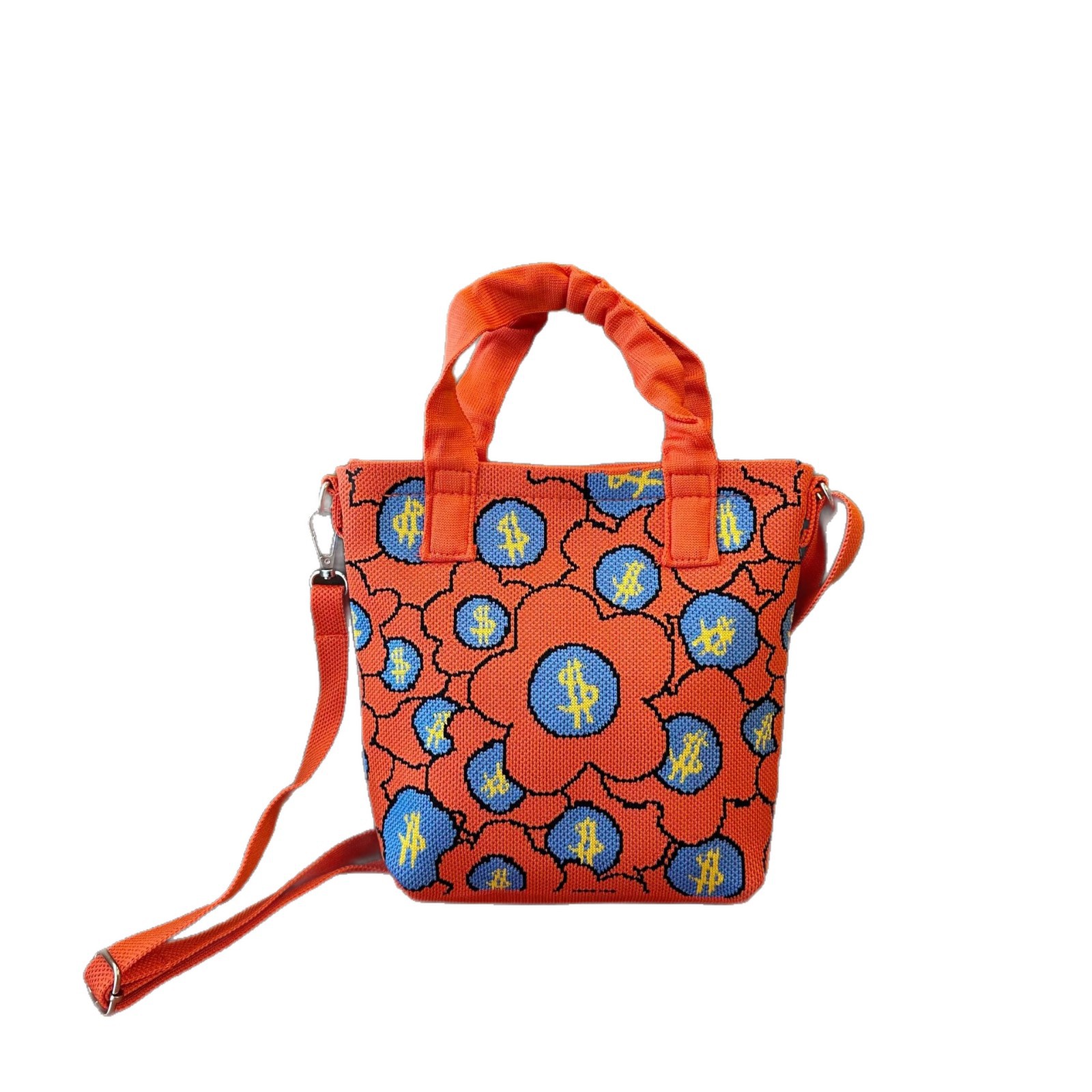 Nueva serie coreana lindos bolsos de mano de bolsos de pequeño diseño universal bolsos de punto de gran capacidad bolsos de hombro image 5