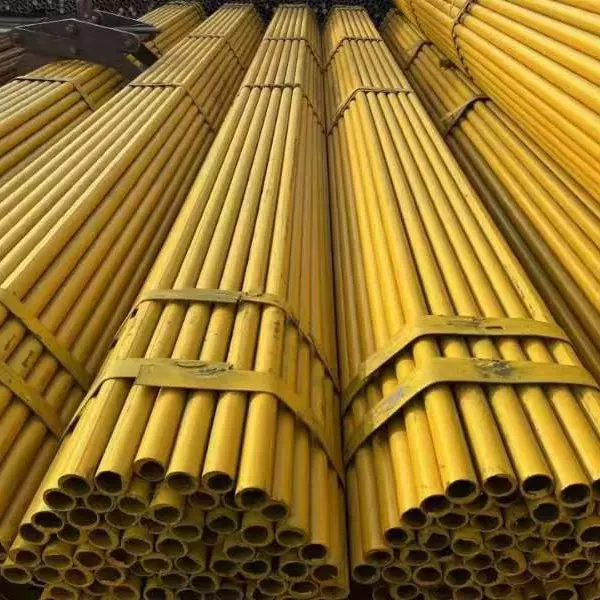 现货供应Q235B红白漆架子管 6m建筑工地工程用黑黄漆架子管