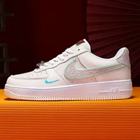 Nike Air Force 1: классические низкие кроссовки для мужчин и женщин, белые, повседневная обувь