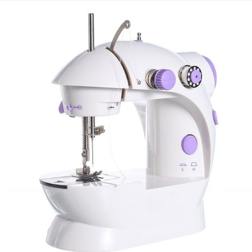 Procesamiento transfronterizo 202 mini máquina de coser doméstica portátil pequeña máquina de coser eléctrica de mano lote de stock de fabricante