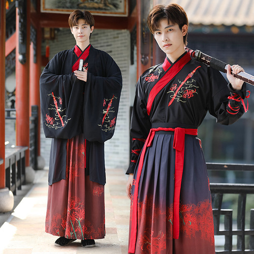 [Bianganhua] Hanfu male Chinese style martial arts style knight ancient style student son fairy class uniform suit