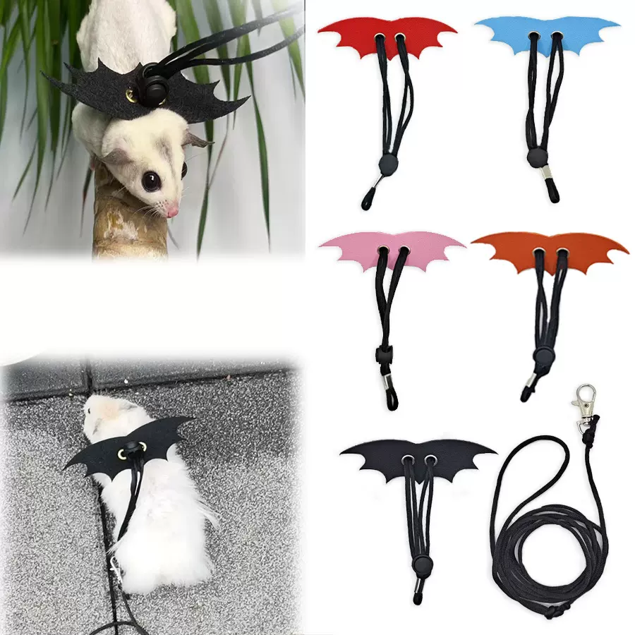 仓鼠牵引绳外出防逃防咬绳子金丝熊蜜袋鼯松鼠小宠用品批发