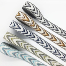 6公分现代服装花边窗帘布艺拼接花边提花绣花辅料厂家直销批发