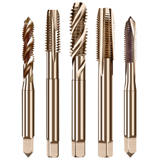 I Cobalt-Containing Tap for Stainless Steel Tapping Machine with Spiral Tap Drill Bit M4M5M6M8M10M12