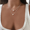 Fashionable accessory from pearl, universal necklace, European style, suitable for import