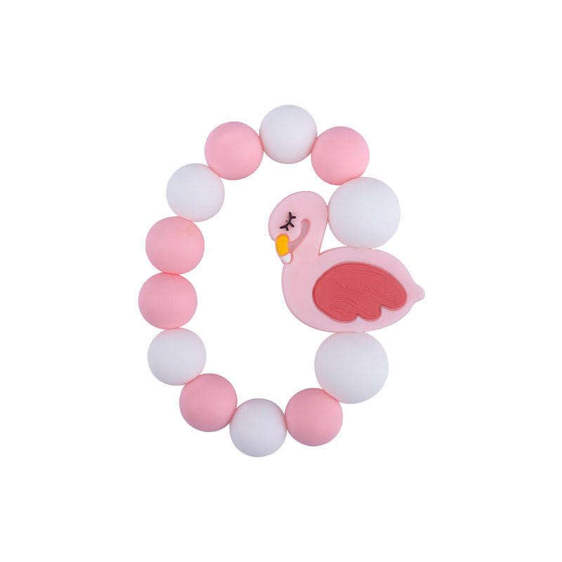 Nueva DIY creativo de dibujos animados juguetes de silicona suministros para bebés de dibujos animados animal erizo nube de silicona pulsera mordedor