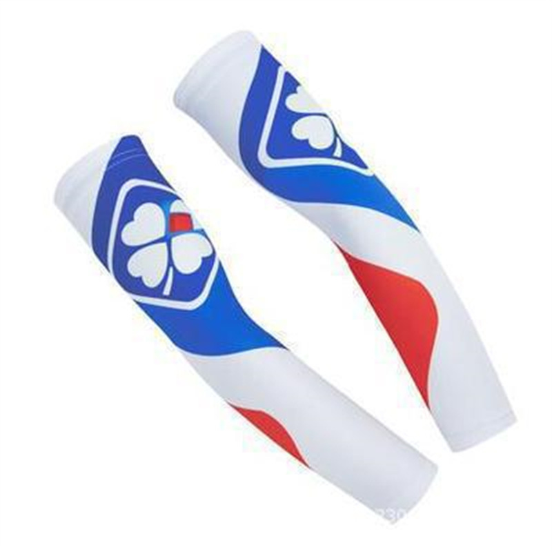 Cross-Border Outdoor Sports Sleeves Lycra Cool Breathable Cycling Team Version Bicycle Hand Guards Uv Protection Sun Protection