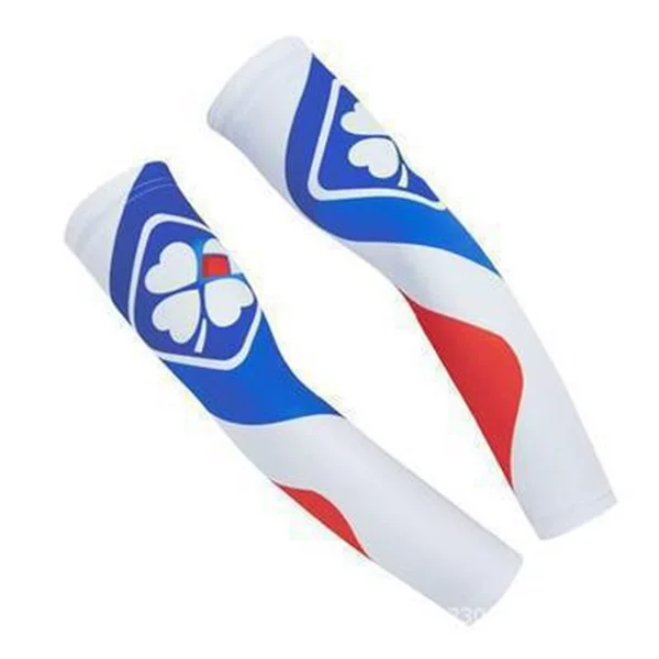 Cross-Border Outdoor Sports Sleeves Lycra Cool Breathable Cycling Team Version Bicycle Hand Guards Uv Protection Sun Protection