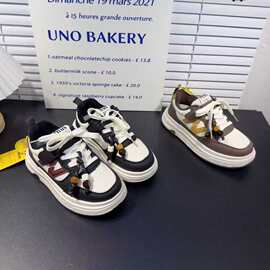 艾尼狗儿童板鞋冬季新款女童休闲鞋二棉男童中大童鞋一手码批发