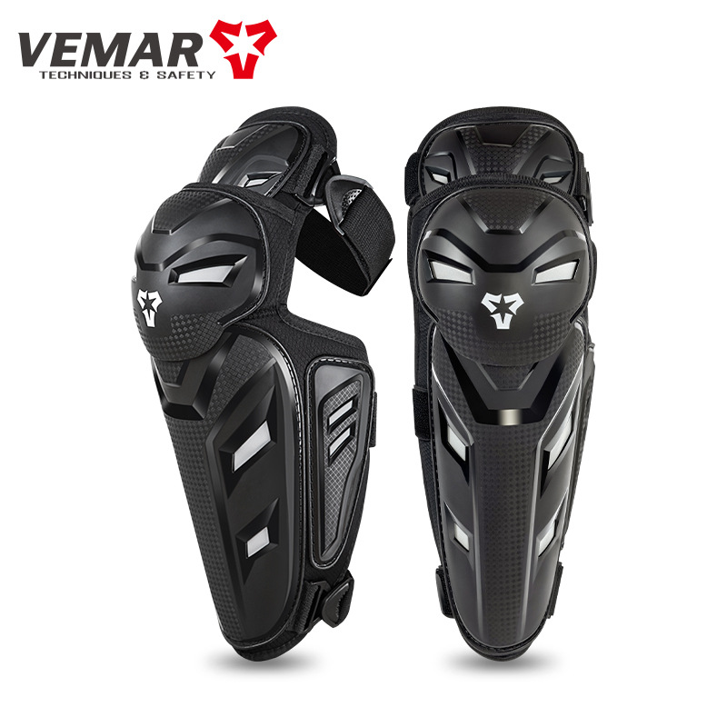 All Season Motorcycle Knee Pads Shock Absorption Two Piece Set Off Road Protective Gear For Motorcyclists Wear Resistant Anti-Fall Leg Protectors_voghion.com