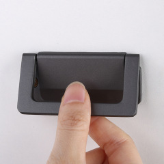 廠家直銷現代簡約鋅合金抽屜平面拉手家具鞋櫃衣櫃把手櫥櫃拉手