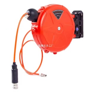 Automatic Retractable Hose Reel Automatic Hose Reel Air Drum Hanging Hose Collector 10m Pu Air Hose Self-Retracting