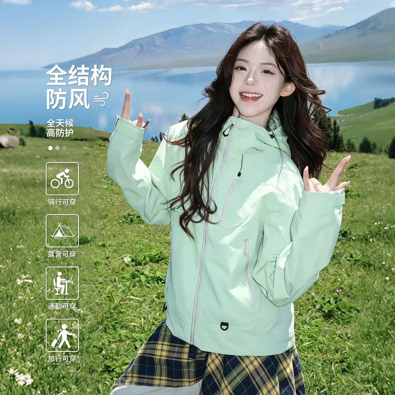 Women's 3-in-1 Jacket for Petite Women, 2026 New Model, Extremely Stylish Outdoor Windproof and Waterproof Hard Shell Jacket Women's 3-in-1 Jacket for Petite Women, 2026 New Model, Extremely Stylish Outdoor Windproof and Waterproof Hard Shell Jacket