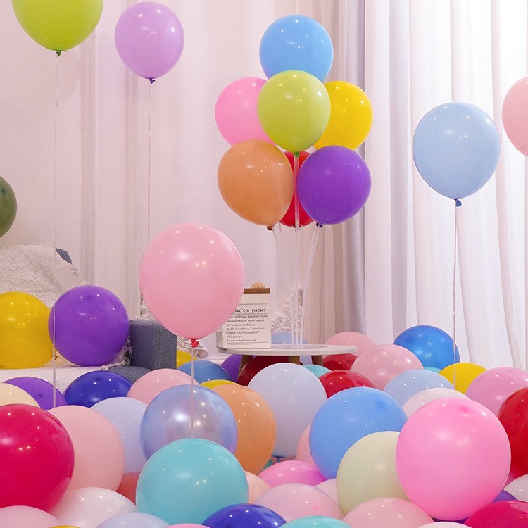Globos al por mayor en colores macarrón, gruesos y a prueba de explosiones, para eventos en centros comerciales, decoración de escenarios, arreglos de cumpleaños, varios colores.