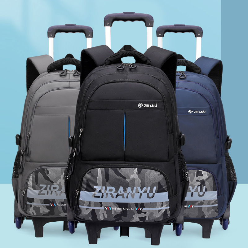 Generación de pescado natural nuevo grado de la escuela primaria 3-6 hombres mochila carro ligero simple gran capacidad transfronteriza caliente