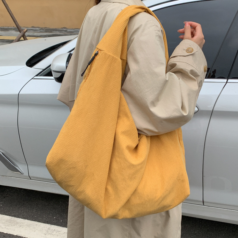 코듀로이 수하물 심황