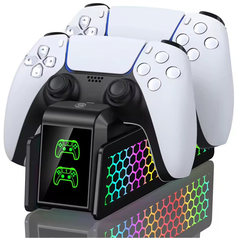 2025 new PS5 gamepad stand charging base dual charging/fast charging support P5 elite handle charger