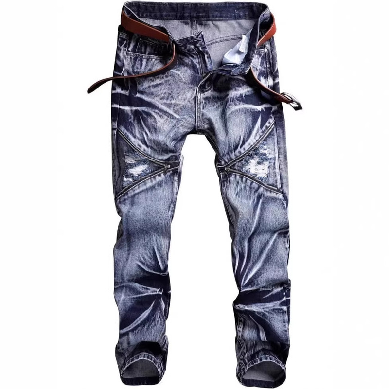 Loose Flared Jeans for Men 90S Retro Flared Pants Loose Fit Casual Wide Leg Skater Jeans