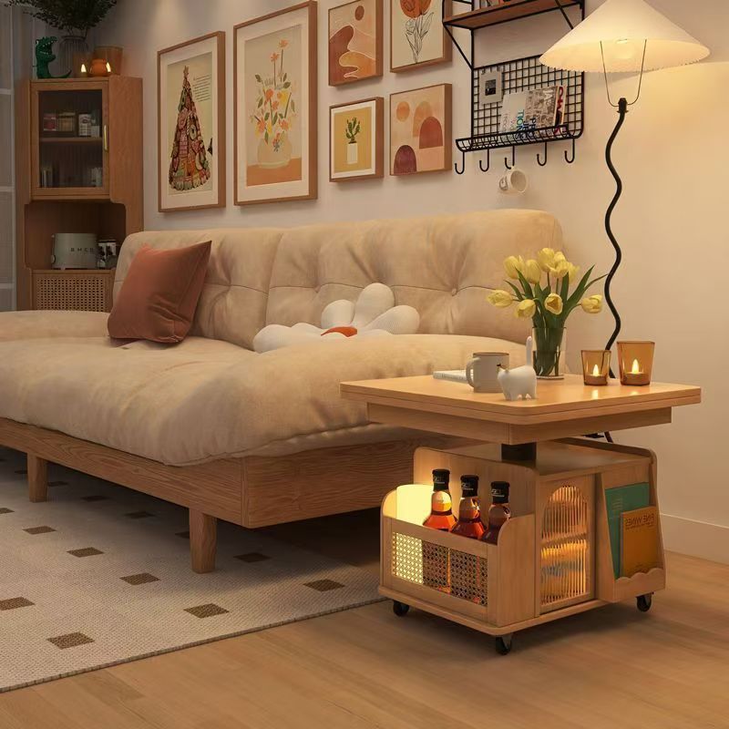 로그 컬러 리프팅 커피 테이블(완전 포장되어 배송됨)