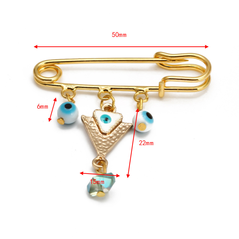 Simple Style Eye Alloy Plating Women's Brooches display picture 31