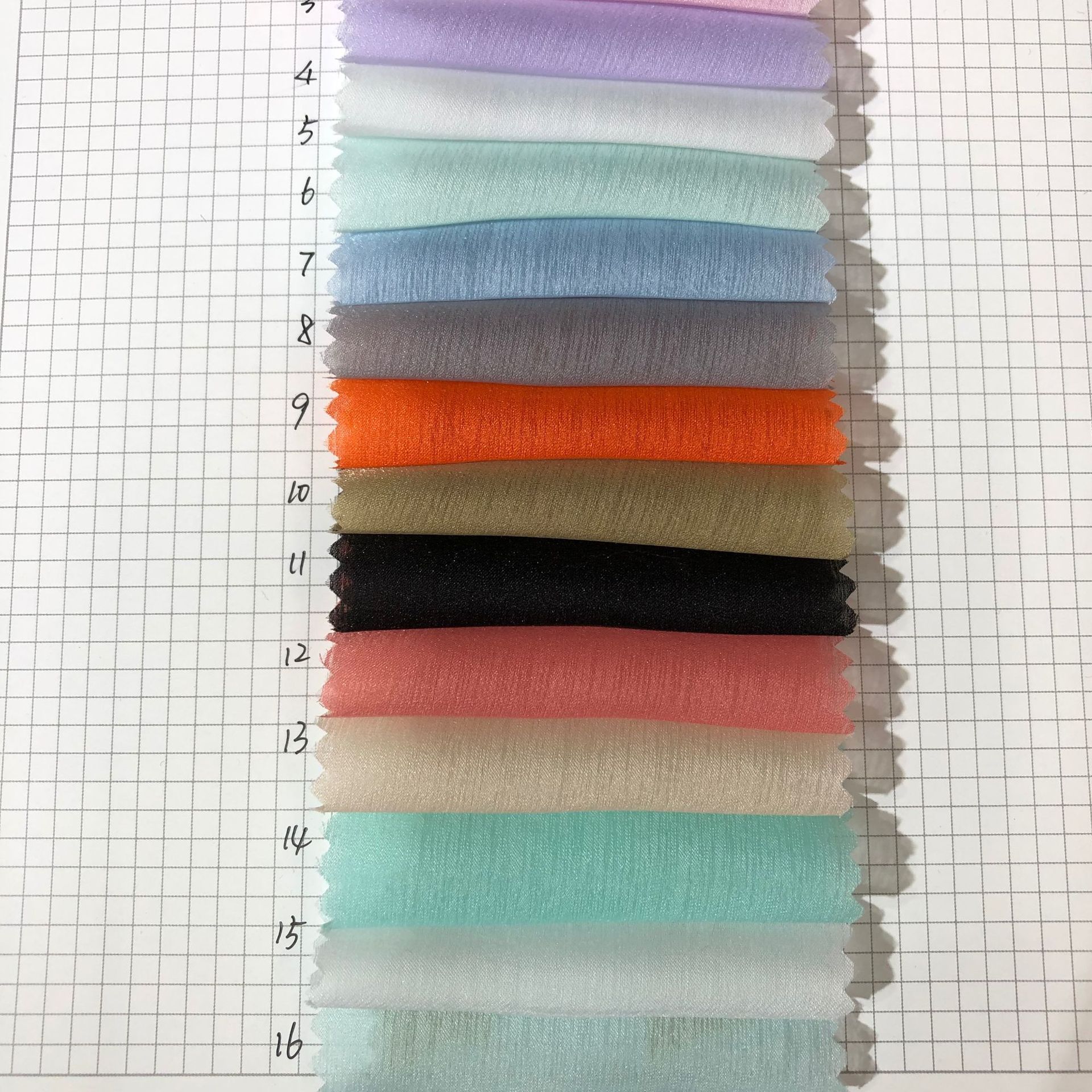 厂家直供闪光无弹纱  汉服时装女装衬衫汉服女装布料