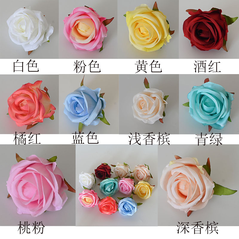 Fabricantes al por mayor de seda única imitación de flores de boda de mano flores caseras de alto nivel flores falsas flores de boda ramo