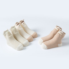 Children's clothing, colorful cotton socks for kids, baby four-season learning to walk socks, infant cartoon floor socks, breathable children's socks, 0-3 years old