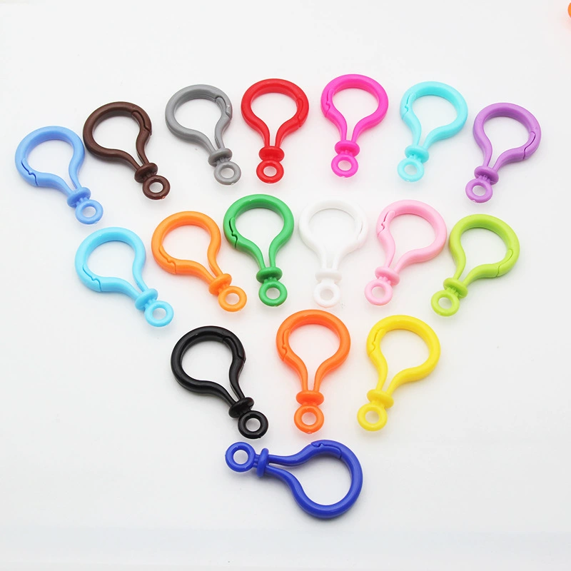 DIY пластиковые конфеты цвета ювелирная сумка 56 мм фонарь крючок цветной акриловый брелок вопросительный крючок