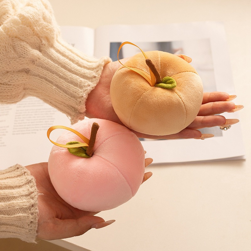 Apple bolso colgante manzana verde peluche juguetes colgante manzana roja muñeca cojín muñeca de fruta regalo