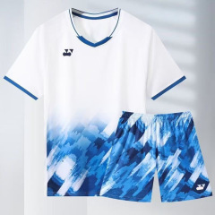 新型夏2025欧米ファッションデジタルプリント男性カジュアルゆったり半袖半ズボン丸首tシャツセット