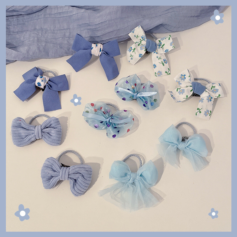 Niños lindos cuerdas de cabello rosa niñas no lastiman cuerdas de cabello de alta elasticidad correa de goma duradera niñas adornos de cabello de cola de caballo