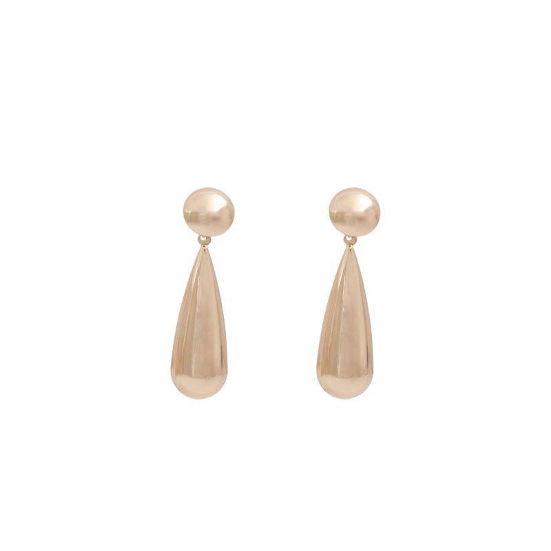 1 Paire Style Simple Géométrique Placage Le Fer Boucles D'oreilles display picture 8