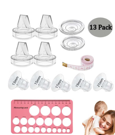 13-15-17-19-21 # 각 1개 + 젖꼭지 자 1개 + 줄자 + 2호 덕빌 밸브 4개 + 얇은 다이어프램 2개