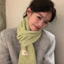 egg围巾冬季女2025新款针织毛线保暖脖套学生情侣百搭围脖批发