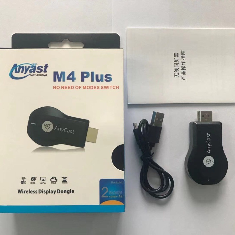 [Фабричное беспроводное устройство зеркального отображения экрана Anycastdongle для TV HDMI M9PLUS M48 устройство трансляции с телефона M12]