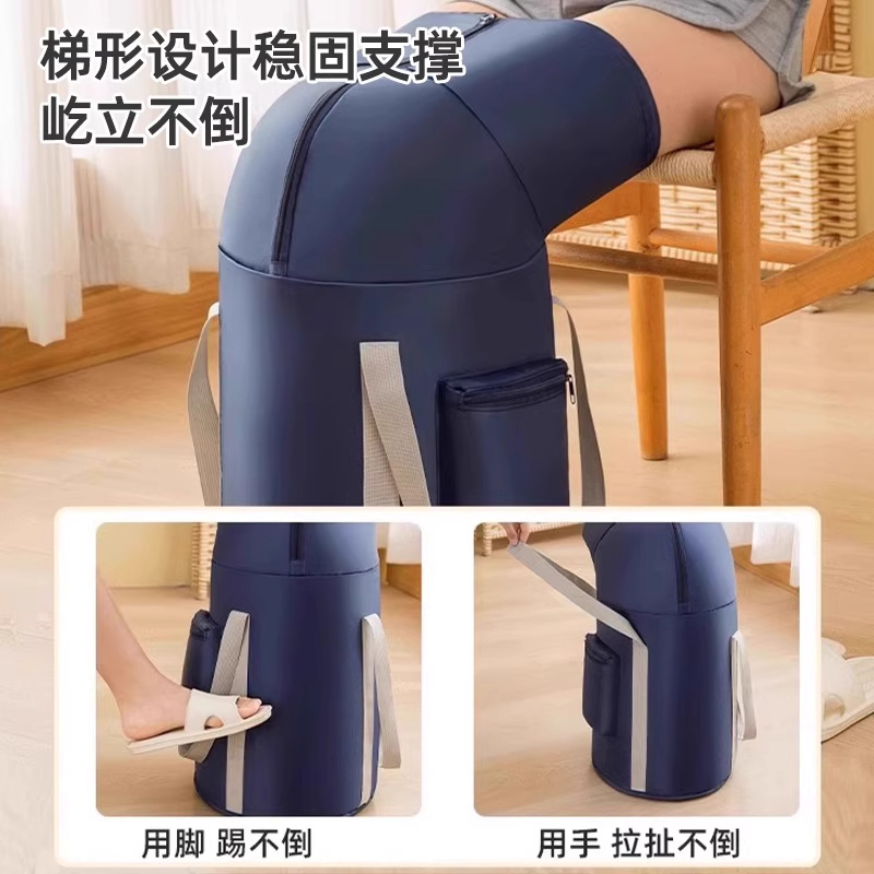 现货泡脚桶家用过小腿可叠便携式旅行熏蒸洗脚盆养生泡脚加厚保温|undefined