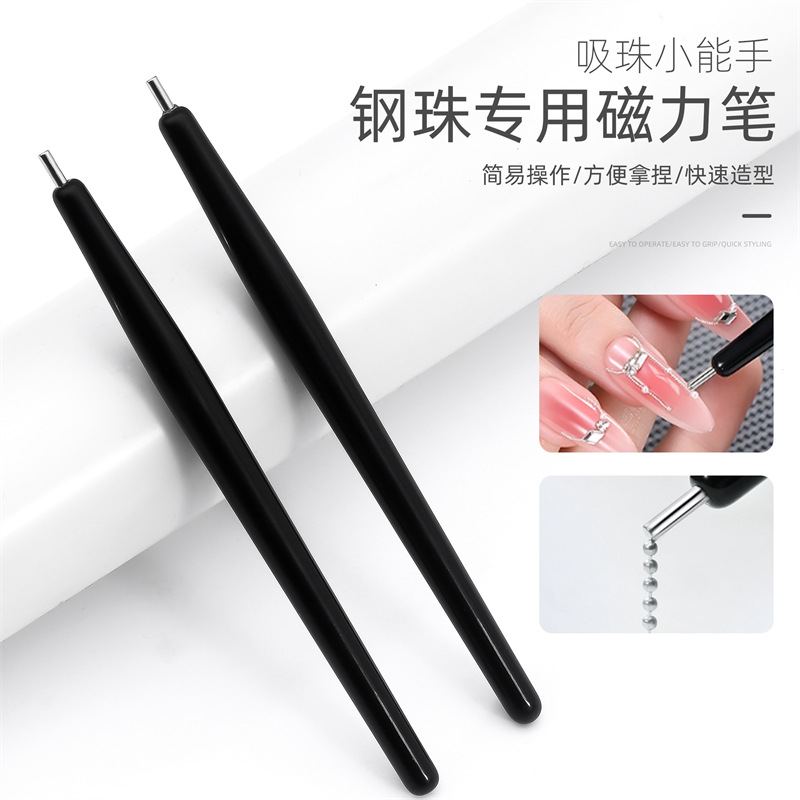 Pluma magnética del arte del clavo de la bola de acero