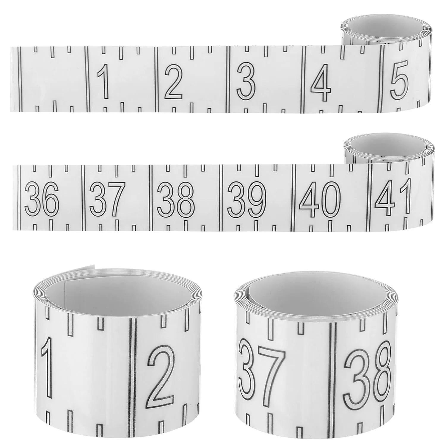 72 дюйма длинная полоска прозрачная шкала бирка дюймовая шкала прозрачная этикетка водонепроницаемая рыбная линейка