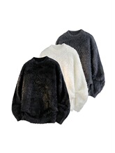 E 98741 Soft Pure Color Mink Wool Sweater ��ɫˮ���që��